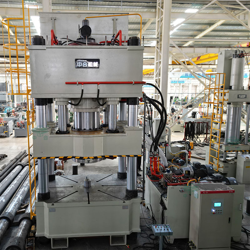 1750噸封頭沖壓機(jī)-不銹鋼封頭沖壓成型液壓機(jī)