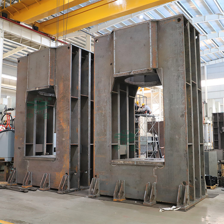 2500噸框架式液壓機(jī)機(jī)身架構(gòu) 2500噸框架式液壓機(jī)機(jī)身架構(gòu)