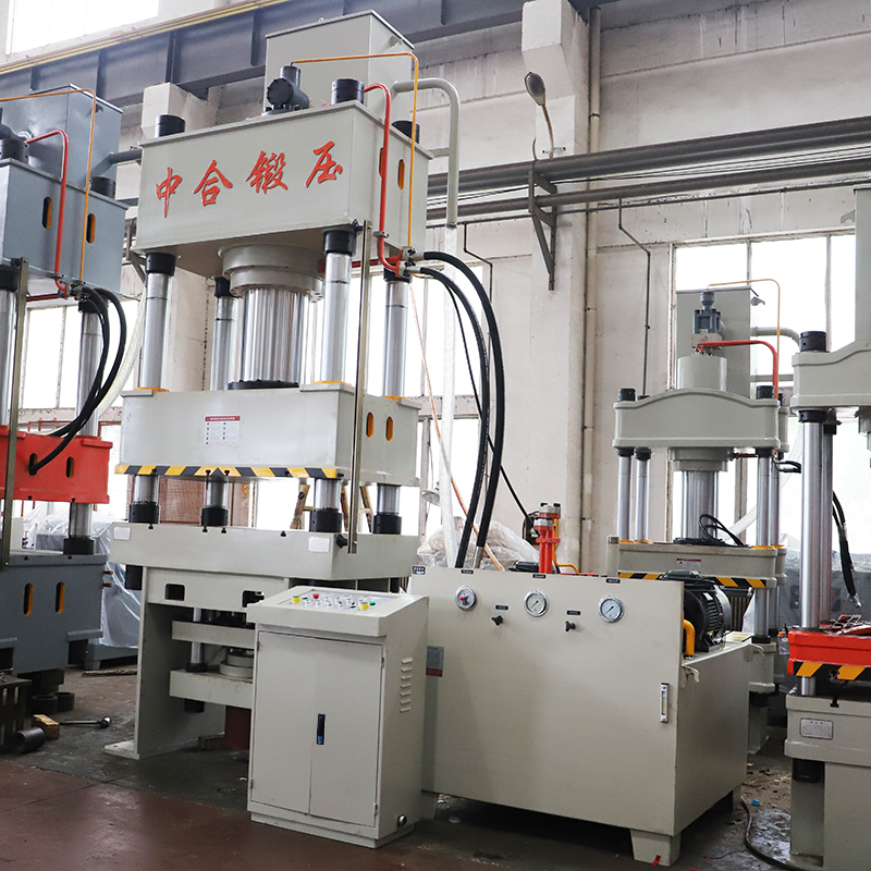 500噸四柱液壓機帶液壓墊 500噸四柱液壓機帶液壓墊